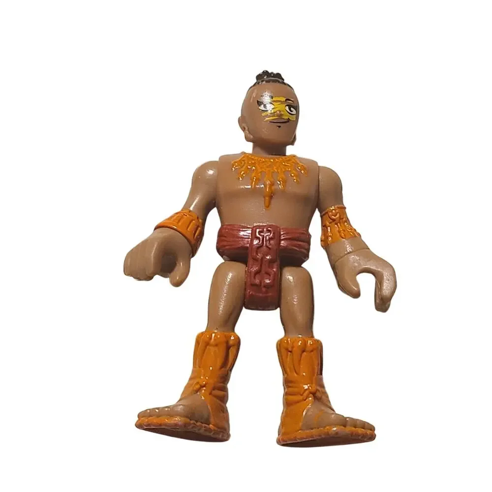 IMAGINEXT Action Figure Stegosaurus Native Tribal Warrior Mattel